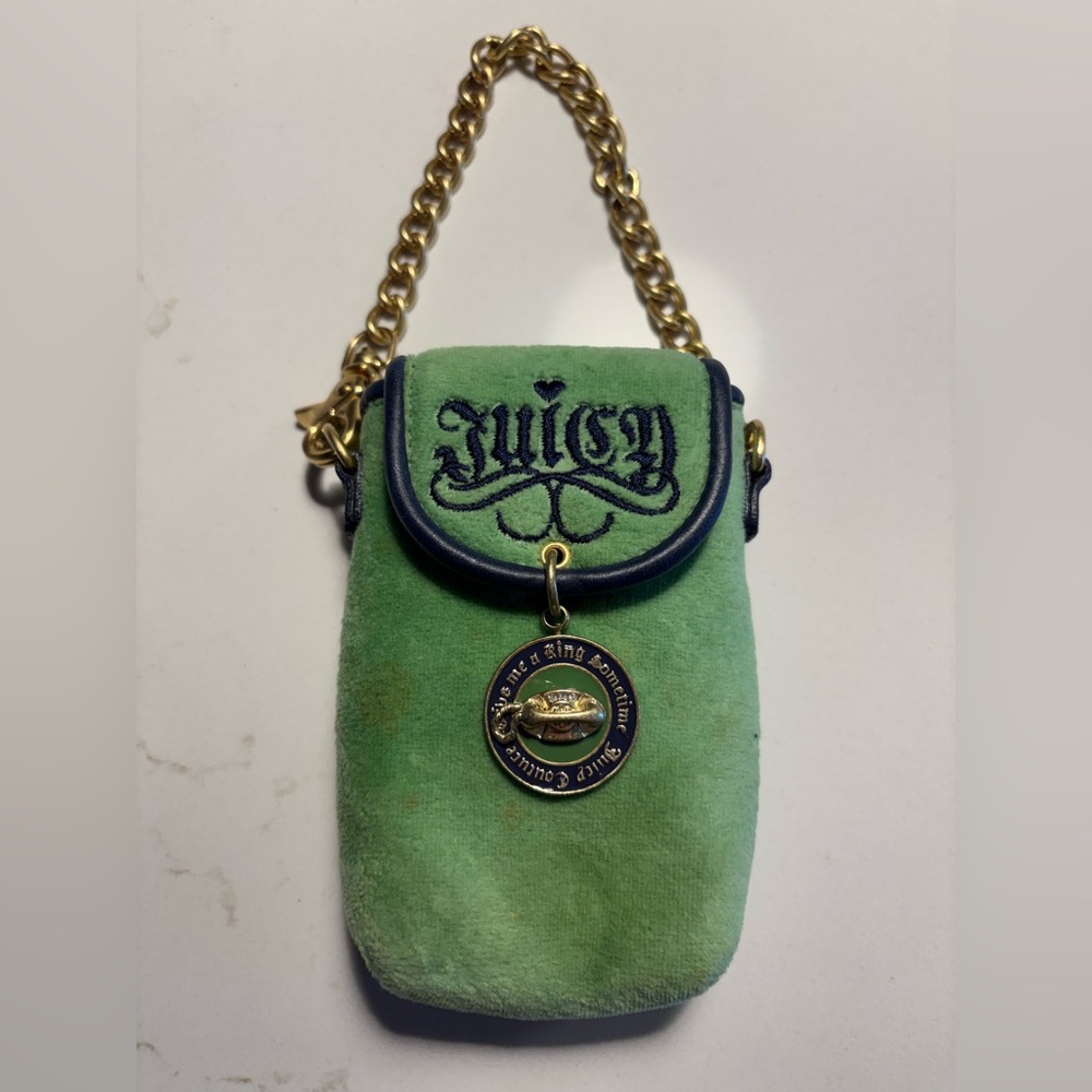 SOLD - Rare vtg juicy couture cell purse